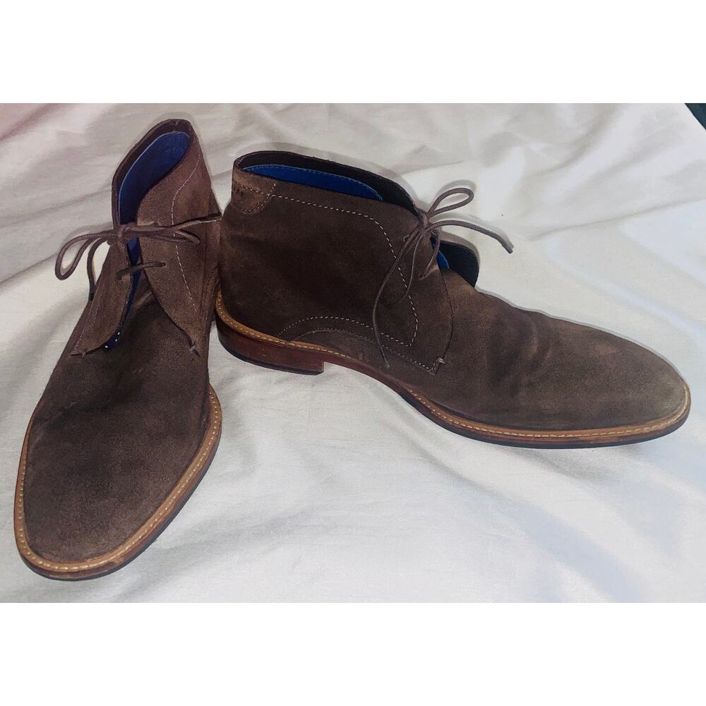 Ted Baker London Linnus Suede Chukka Boots - Men's Size 11.5 (44.5 EU)